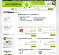 Elektro Online Shop Elektro4000.de Elektro Online Shop Elektro4000.de