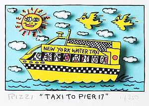 James Rizzi Taxi to Pier 17