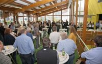 Dr. Michael Winterhoff und Wolfgang Himmel leiteten das Worldcafé beim Christiani Ausbildertag.