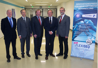 v.l.n.r.: John Mayo, Stefan Fasching, Martyn Smith, Dr. Matthias Rother, Prof. Dr. med. Egbert J. Se v.l.n.r.: John Mayo, Stefan Fasching, Martyn Smith, Dr. Matthias Rother, Prof. Dr. med. Egbert J. Se