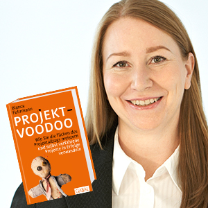 ©Bianca Fuhrmann mit ihrem Buch Projekt-Voodoo®aus dem GABAL-Verlag