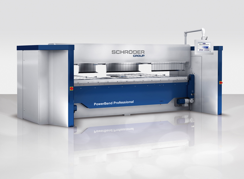 Neue Schwenkbiegemaschine PowerBend Professional von Schröder Maschinenbau Neue Schwenkbiegemaschine PowerBend Professional von Schröder Maschinenbau