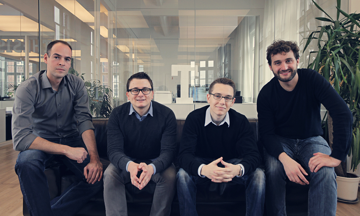 Das Team hinter Lizzar: RenéTuchscherer, Philipp Jähnel, Kevin Gehrmann und Wulf Rowek (v.l.n.r.)