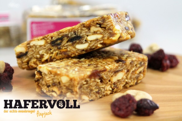 HAFERVOLL Flapjack Cashew-Cranberry