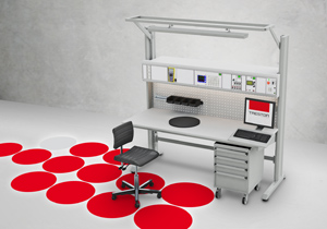 Premiere auf der productronica: Der neue Elektro-Laborarbeitsplatz von Treston und Teklab Premiere auf der productronica: Der neue Elektro-Laborarbeitsplatz von Treston und Teklab