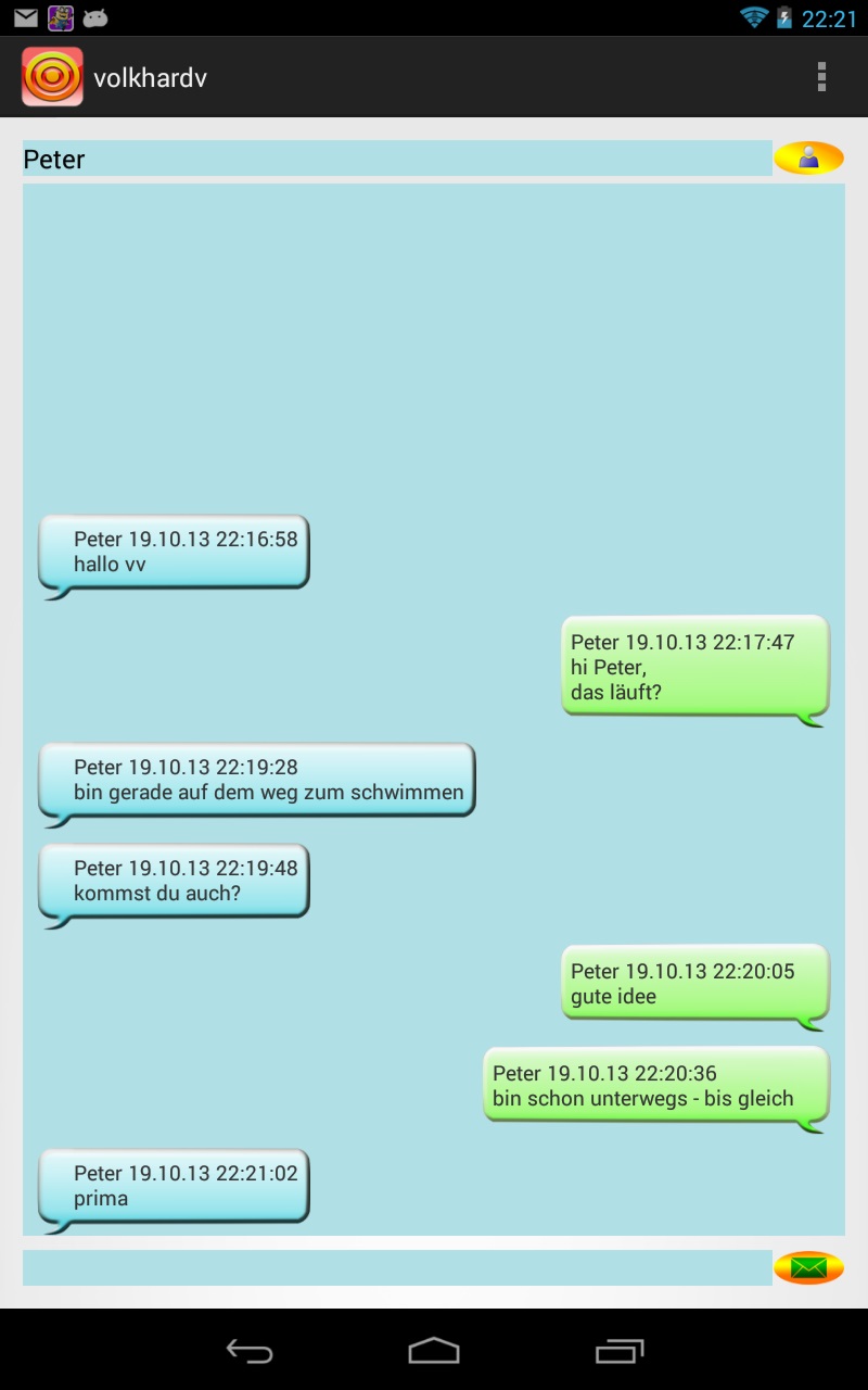 Sie befinden sich im Chatmode