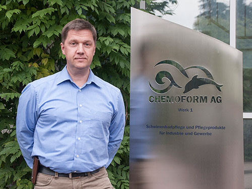 Neu im Team der Chemoform AG: Andreas Wilken. Neu im Team der Chemoform AG: Andreas Wilken.