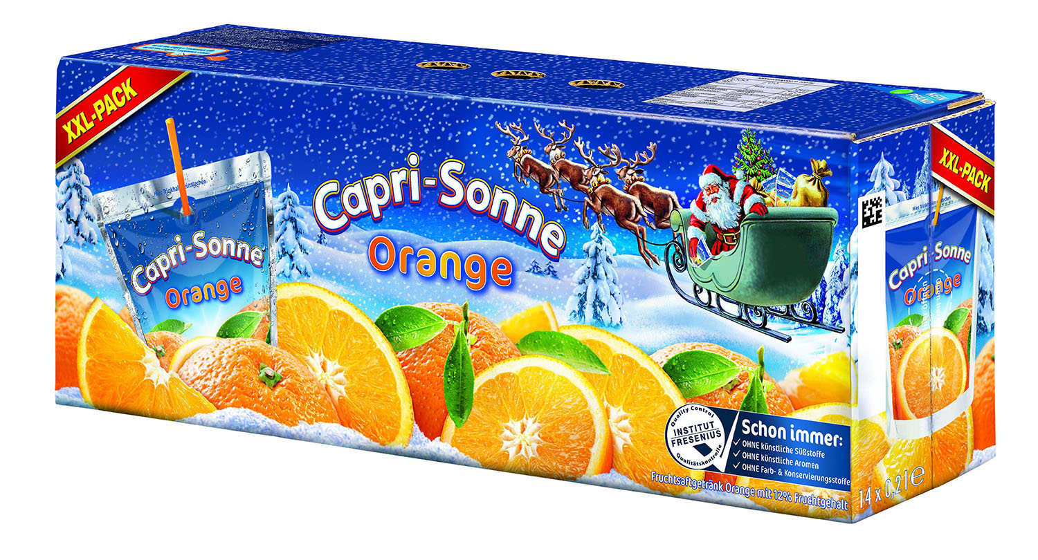 Capri-Sonne Orange Sonderedition XXL-Weihnachtsbox Capri-Sonne Orange Sonderedition XXL-Weihnachtsbox