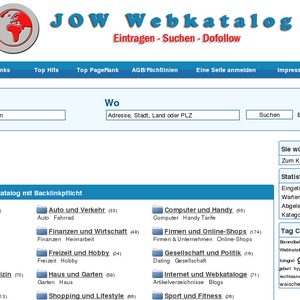 Kostenloser Webkatalog - JOW-Webkatalog Kostenloser Webkatalog - JOW-Webkatalog