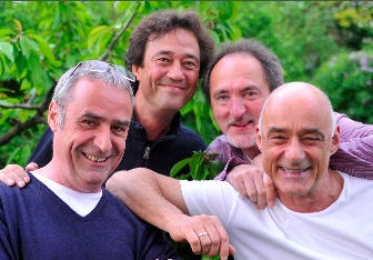 (© Foto: Harald Sippel, Erlangen): Tommie Goerz mit Hans, Hans, Hans und Hans
