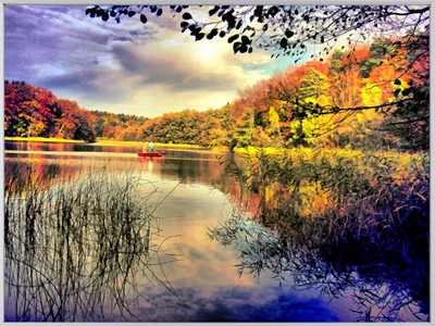 Fishing in Autumn - Fotografie oder Gemälde? Fishing in Autumn - Fotografie oder Gemälde?