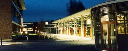 Campus der FH Schmalkalden bei Nacht