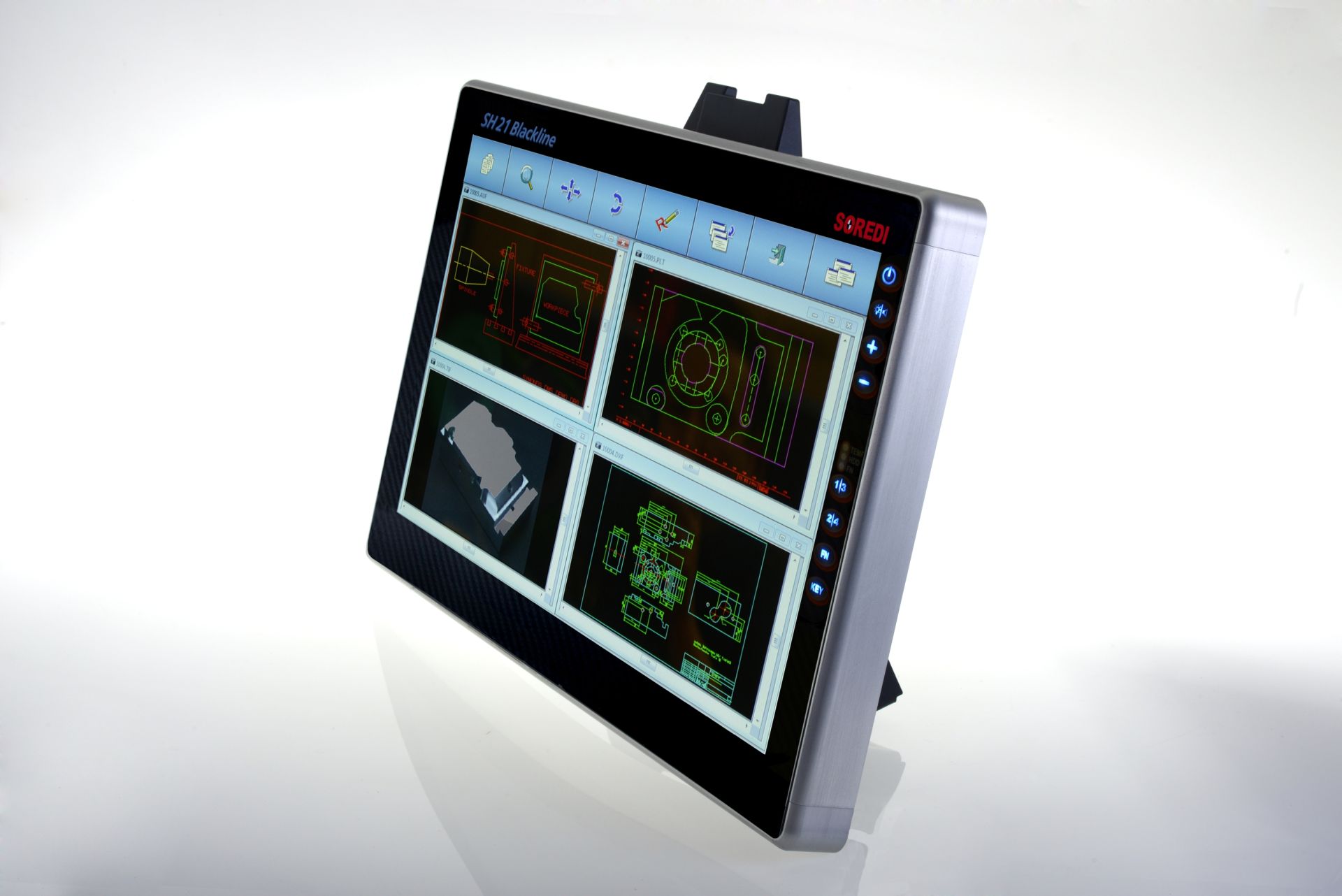 Das Spitzenmodell als Staplerterminal, BDE-Station oder Industrie-Computer bietet Multi Touch-Bedien Das Spitzenmodell als Staplerterminal, BDE-Station oder Industrie-Computer bietet Multi Touch-Bedien