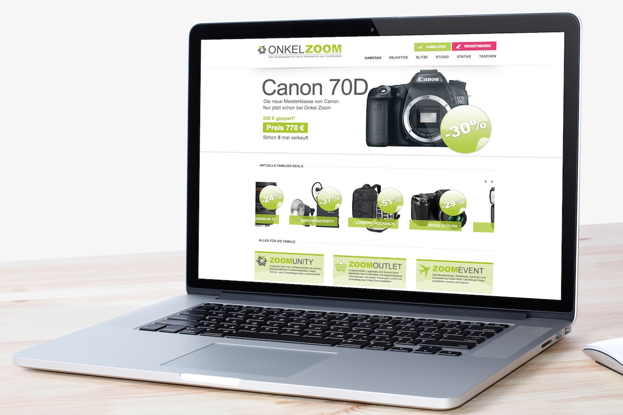 Onkel-Zoom.com Der Fototechnik Shoppingclub