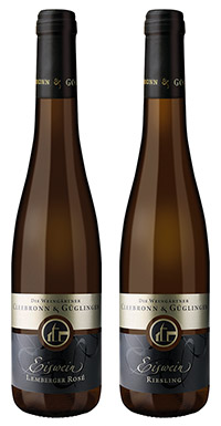 Die preisgekrönten Eisweine (Foto: Weingärtner Cleebronn-Güglingen e. G.)