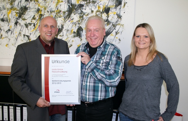 Klaus Liede mit Mitarbeiterin Sylwia Rudnicki Klaus Liede mit Mitarbeiterin Sylwia Rudnicki