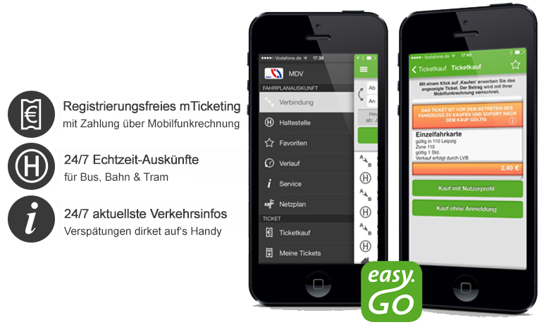 easy.GO 4.0: ÖPNV-App im neuen Look & Feel easy.GO 4.0: ÖPNV-App im neuen Look & Feel