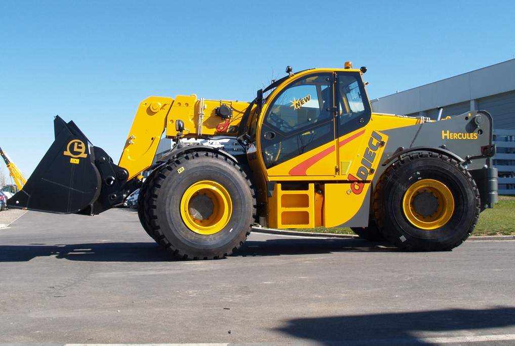 Eine gewaltige Maschine, die richtig zupacken kann - die Hercules von Dieci (Febauma)