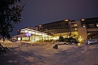 Therme Laa im Schnee am Abend 3 (Therme Laa) Therme Laa im Schnee am Abend 3 (Therme Laa)