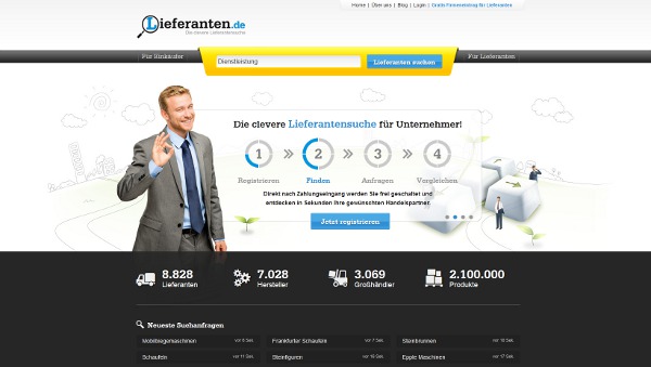 Lieferanten.de in neuem Design Lieferanten.de in neuem Design