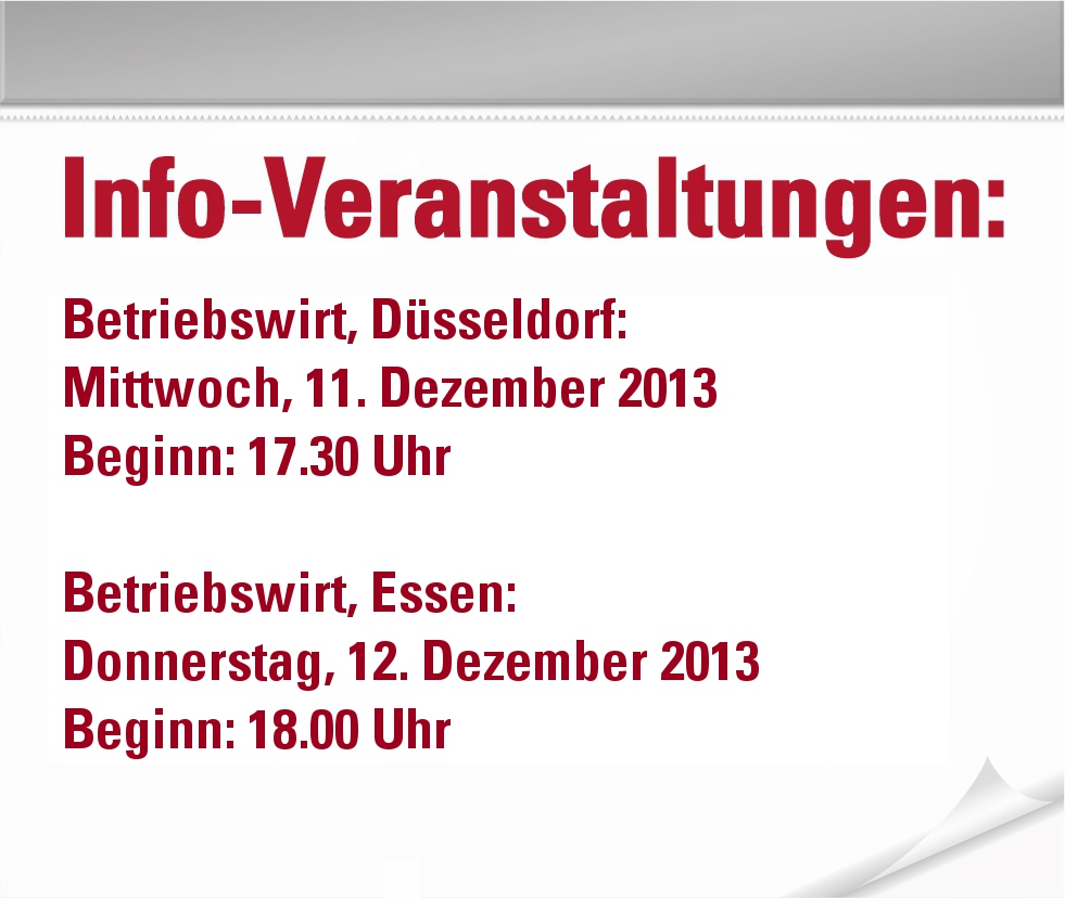 Info-Veranstaltungen