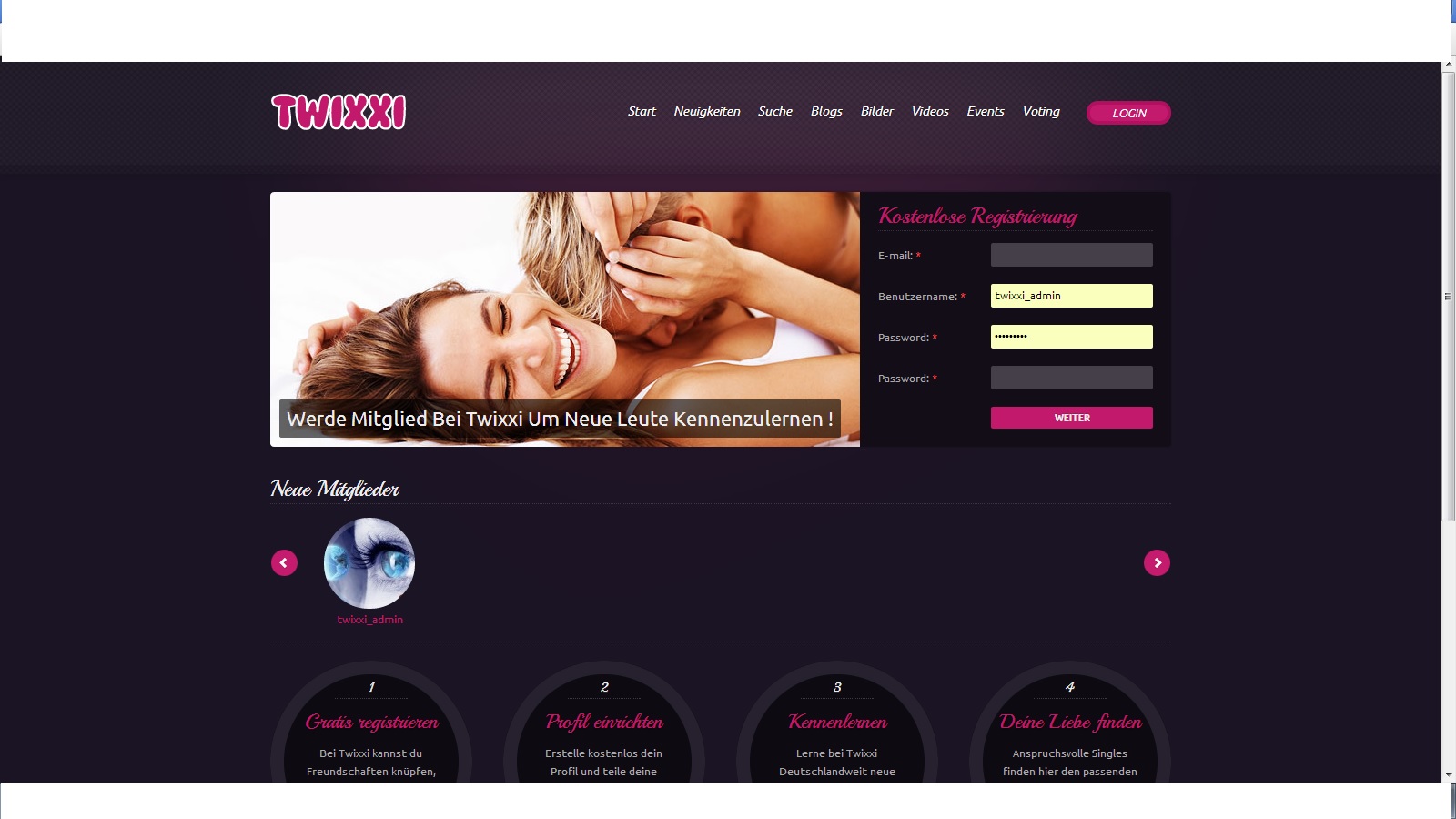 Twixxi.com die kostenlose Singlebörse Twixxi.com die kostenlose Singlebörse