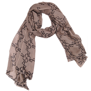 Monogramm Schal der Marke Cashmere Blues, 100% Cashmere, handgewebt