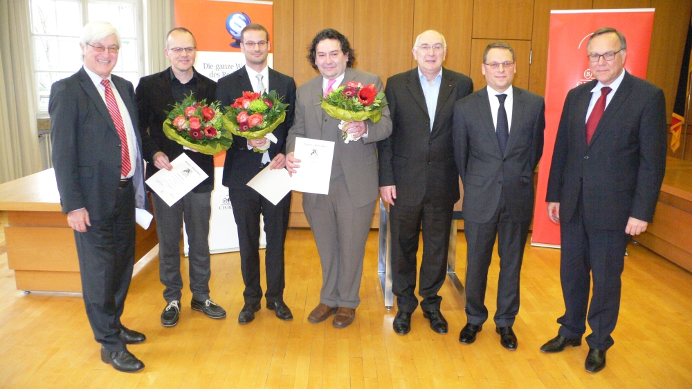v.l.n.r B.Töpper, J. Müller-Neuhof, A. Harbi, D. Hecht, W. Ferner, T. Freudenberg, Prof. Dr. R. Mell v.l.n.r B.Töpper, J. Müller-Neuhof, A. Harbi, D. Hecht, W. Ferner, T. Freudenberg, Prof. Dr. R. Mell