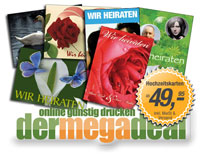 Hochzeitskarten von www.der-mega-deal.de