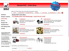 Startseite Online Shop von Stempel-Wolf Startseite Online Shop von Stempel-Wolf