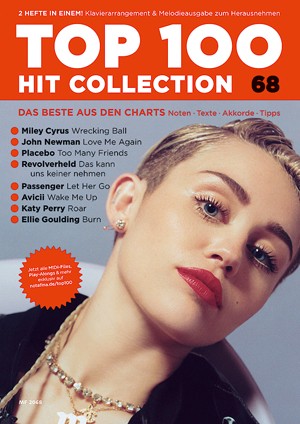 Die Top 100 Hit Collection - Noten, Texte, Akkorde zu aktuellen Chart-Hits