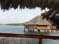 Eine traditionelle Unterkunft in Panama Eine traditionelle Unterkunft in Panama