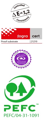 »EFI CertProof Paper 6225XF« - das weltweit erste PEFC-zertifizierte Proofingpapier