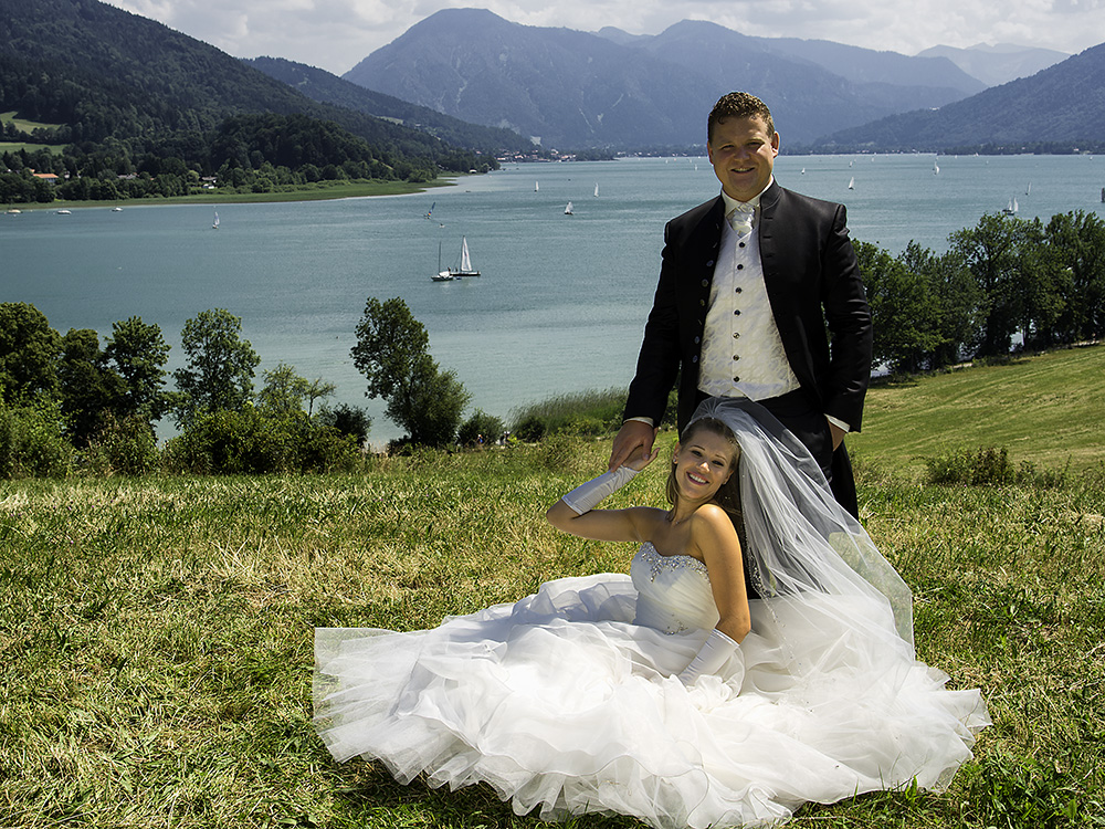 Brautpaar am Tegernsee