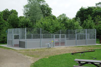 Anti-Vandalismus-Court in Niederzier