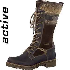 warm gefütterter Stiefel der Trendmarke Tamaris warm gefütterter Stiefel der Trendmarke Tamaris