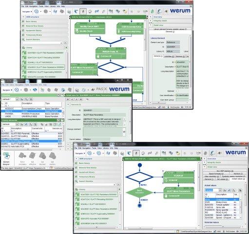 Screenshot: Verwendung von PAS-X MBR Design-Elementen, Quelle: Werum Software & Systems AG Screenshot: Verwendung von PAS-X MBR Design-Elementen, Quelle: Werum Software & Systems AG
