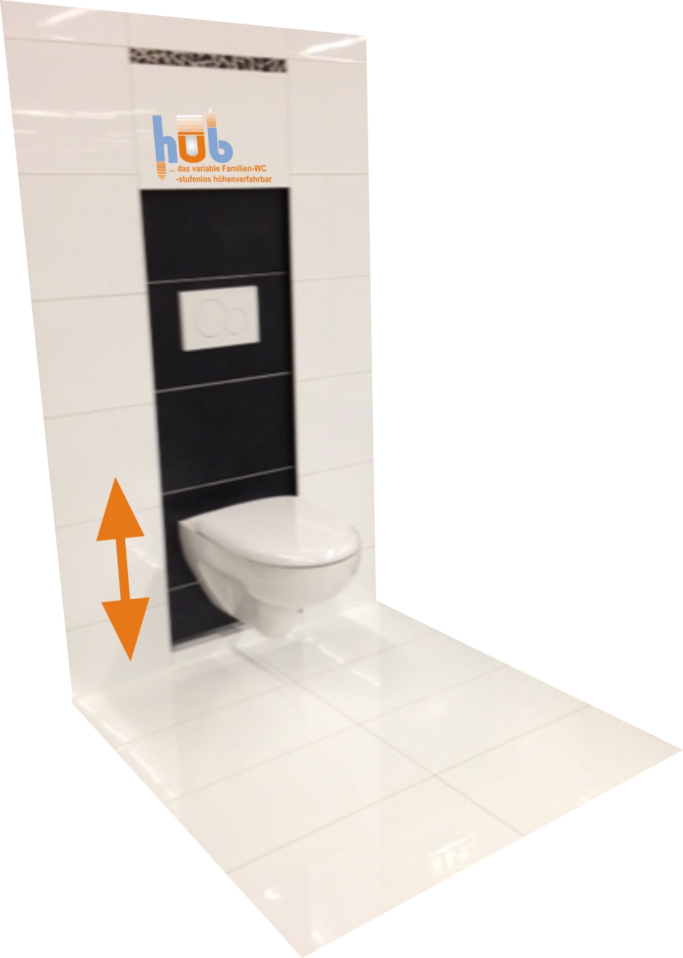 Das L.o.B.Familien-WC höhenverfahrbar Das L.o.B.Familien-WC höhenverfahrbar