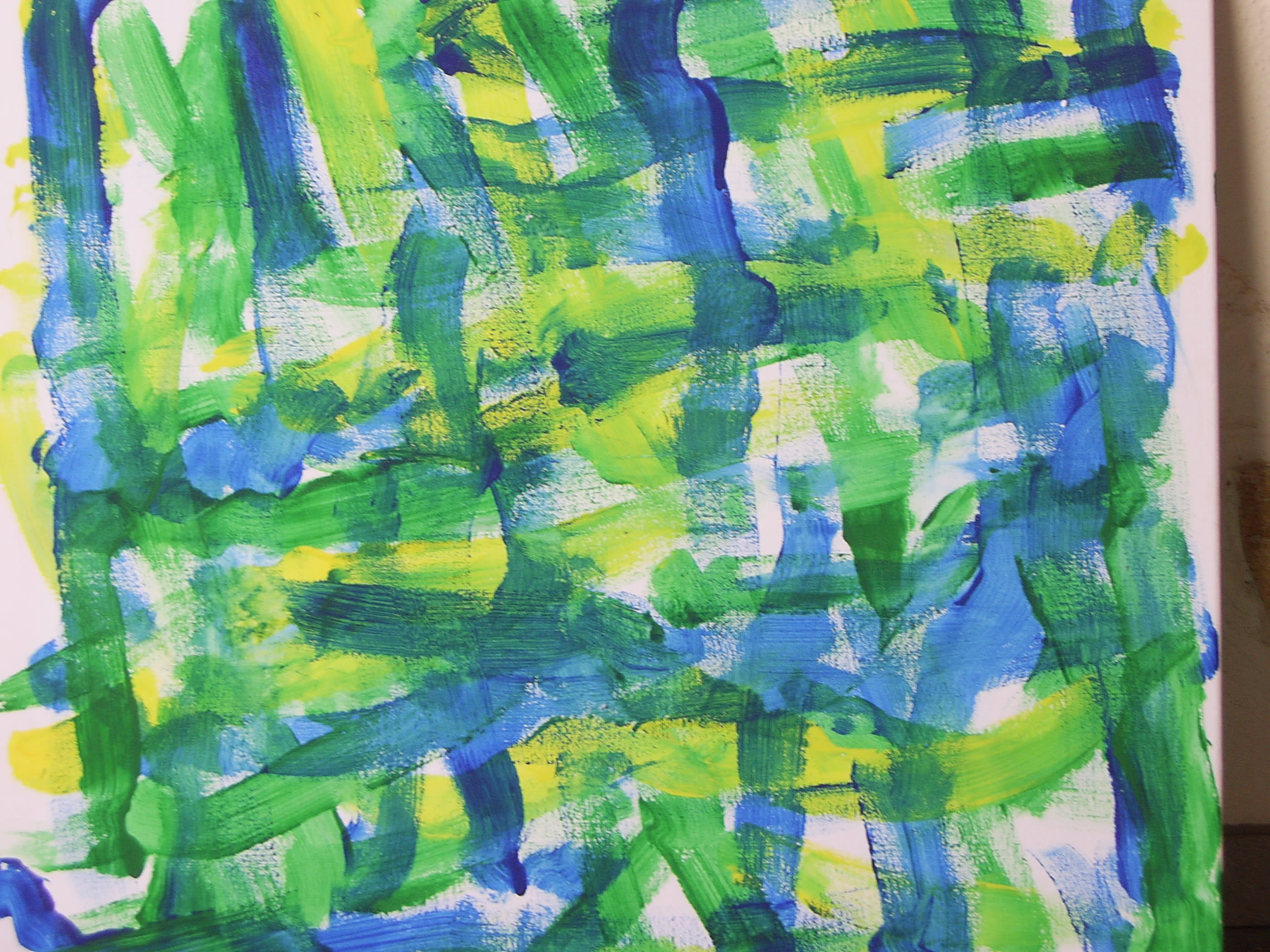 Bild, gemalt von einem Pferd Bild, gemalt von einem Pferd