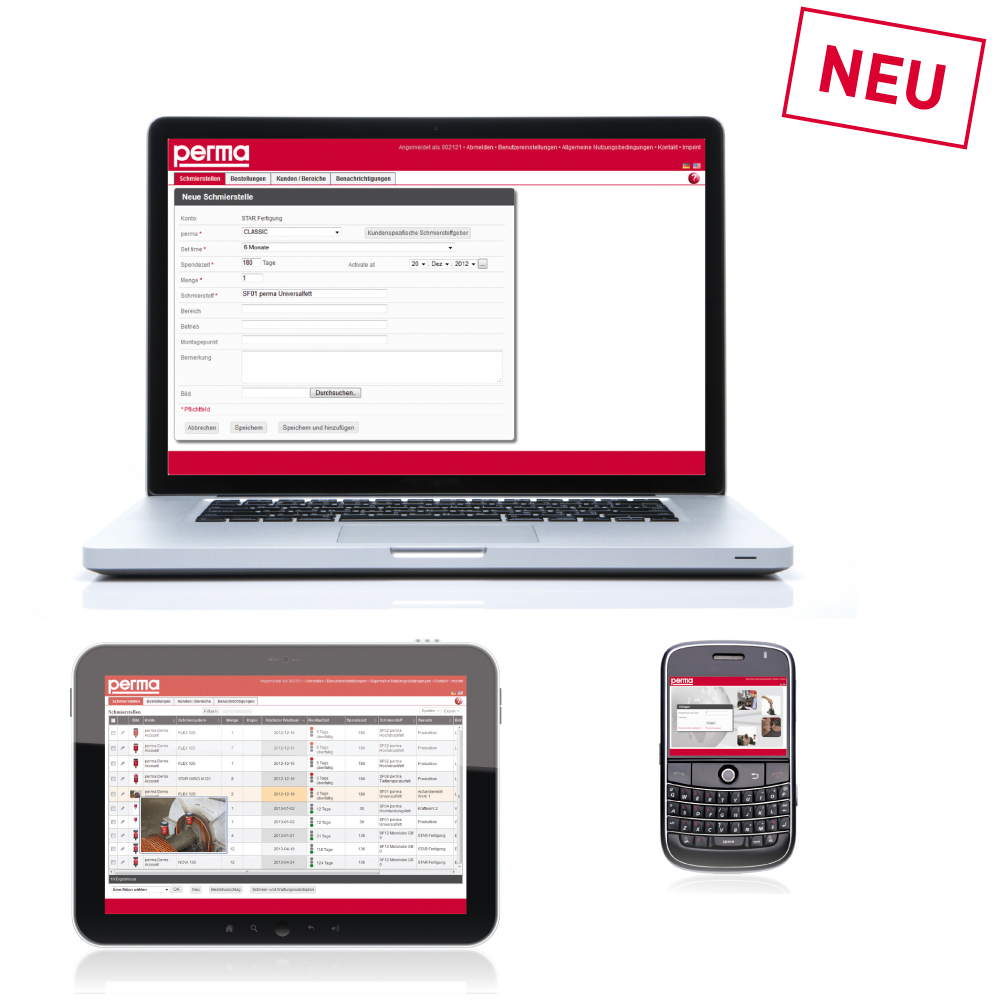 perma MLP: Behalten Sie denÜberblicküber Ihre Schmierstellen perma MLP: Behalten Sie denÜberblicküber Ihre Schmierstellen
