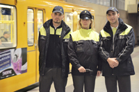 Neue Dienstbekleidung BVG Sicherheitsdienst / Foto: Alf Maron