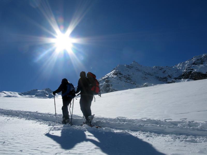 Schneeschuhwanderung G.S. Bernardo - Copyright Assessorato Turismo Valle d’Aosta