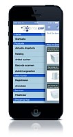 Mobile-Shopping-App im eNVenta-Look (Bildquelle: SIC! Software)