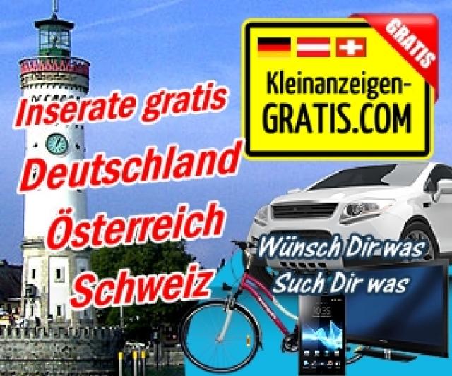 Das kostenlose Anzeigenportal mit der Kraft der drei Länder DE, AT, CH Das kostenlose Anzeigenportal mit der Kraft der drei Länder DE, AT, CH
