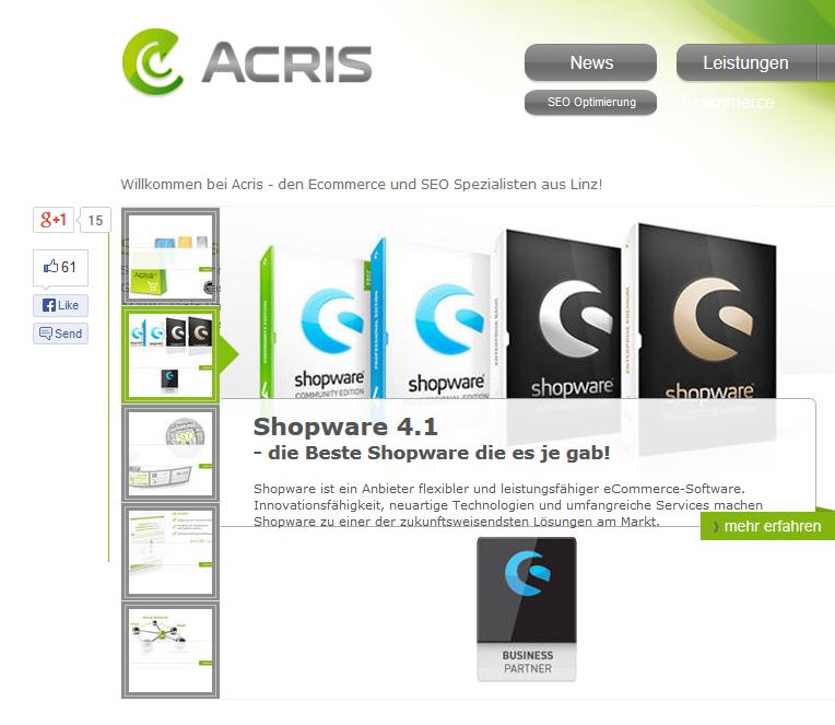 ACRIS E-Commerce GmbH - Professionlles E-Commerce ACRIS E-Commerce GmbH - Professionlles E-Commerce