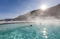 Pool im Winter 