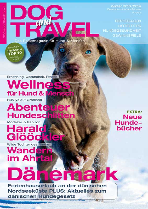 Die aktuelle DOGandTRAVEL Ausgabe Winter 2013 ist im Handel erhältlich.