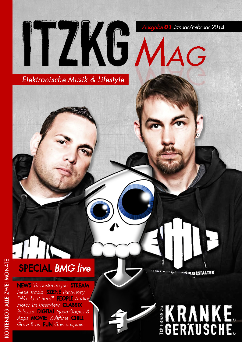 Cover Ausgabe 001 mit BMG live