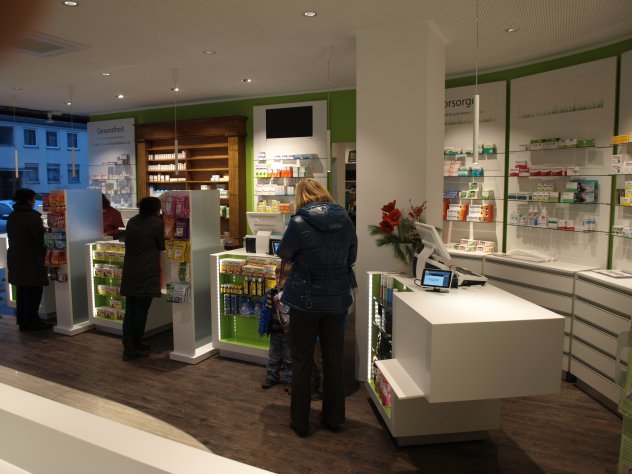 Beispielumsetzung einer Apotheke nach den aktuelle Maßstäben für gesundes Raumklima Beispielumsetzung einer Apotheke nach den aktuelle Maßstäben für gesundes Raumklima