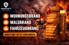 Wohnungsbrand, Waldbrand, Fahrzeugbrand: Was tun? (© )